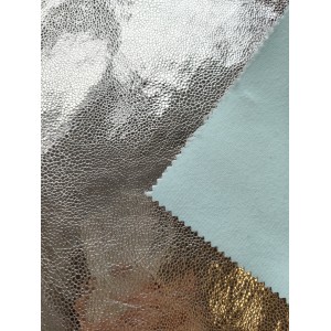 Metallic Fabic High Quality  Foil Fabric for Bags and Shoes 