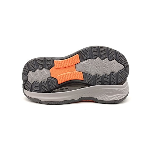 Eva one-time foaming two-color tpr film sports running sole non-slip and wear-resistant outsole